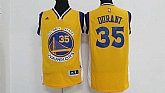 Golden State Warriors #35 Kevin Durant Gold Swingman Stitched Jersey,baseball caps,new era cap wholesale,wholesale hats